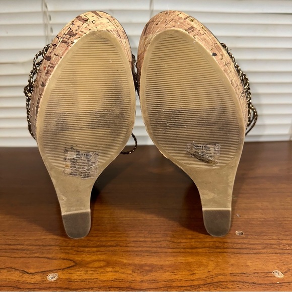 Jennifer Lopez Women’s Bronze Heeled Sandals Size 8 - Picture 10 of 10